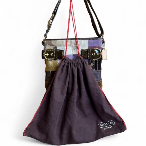 Vintage Coach Limited Edition Eva Patchwork Purse - Picture 3 of 4